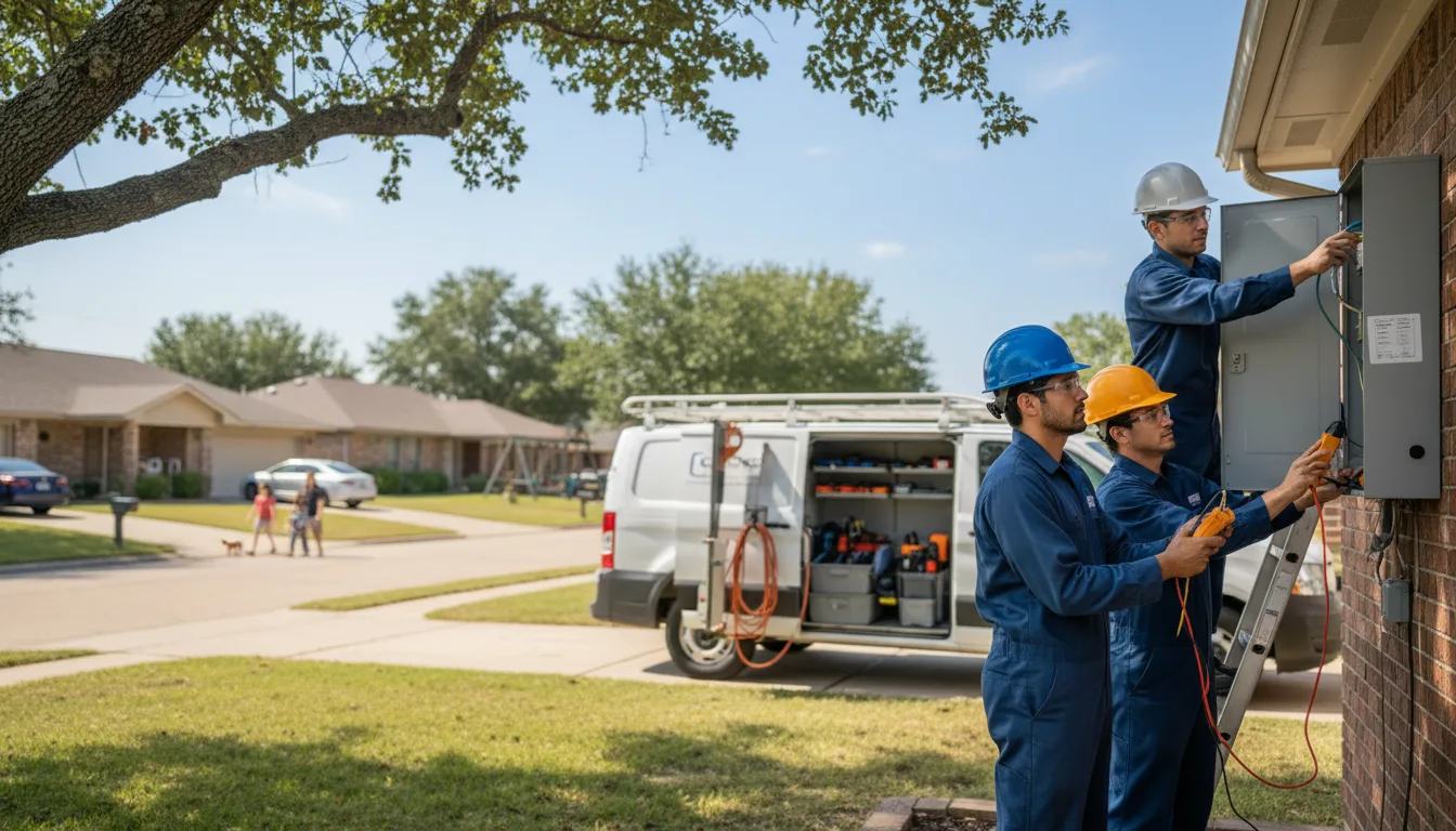 Certified electrician providing emergency electrical services in Ackerman, MS
